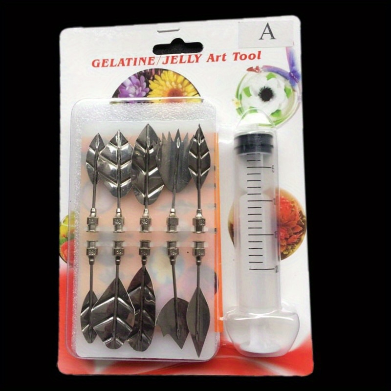 Stainless Steel 3d Flower Cake Decorating Tool Set - Diy Gelatin ...