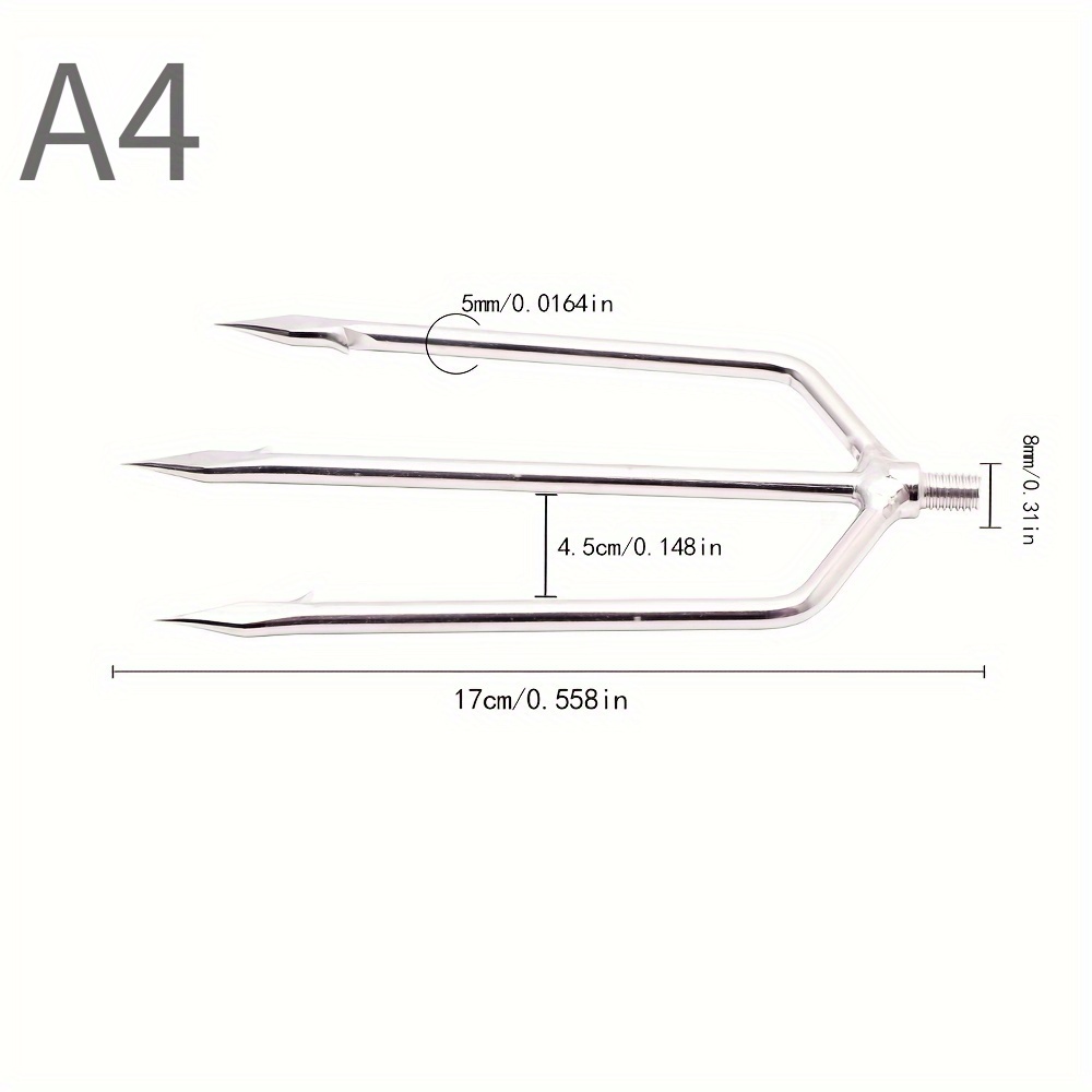 1pcs Accesorios Pesca Herramientas Caza Arpón Acero - Temu