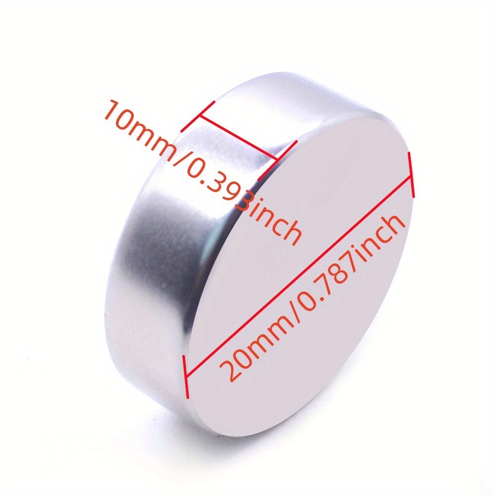 Magnete Neodimio - Dischetto Ø 20x3 mm - Disco magnetico -  magnete al neodimio