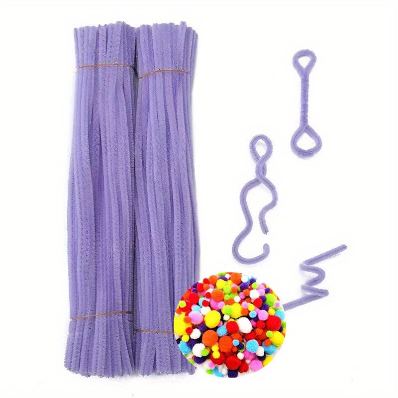 Pipe Cleaners Chenille Stem Solid Color Pipe Cleaners Set - Temu