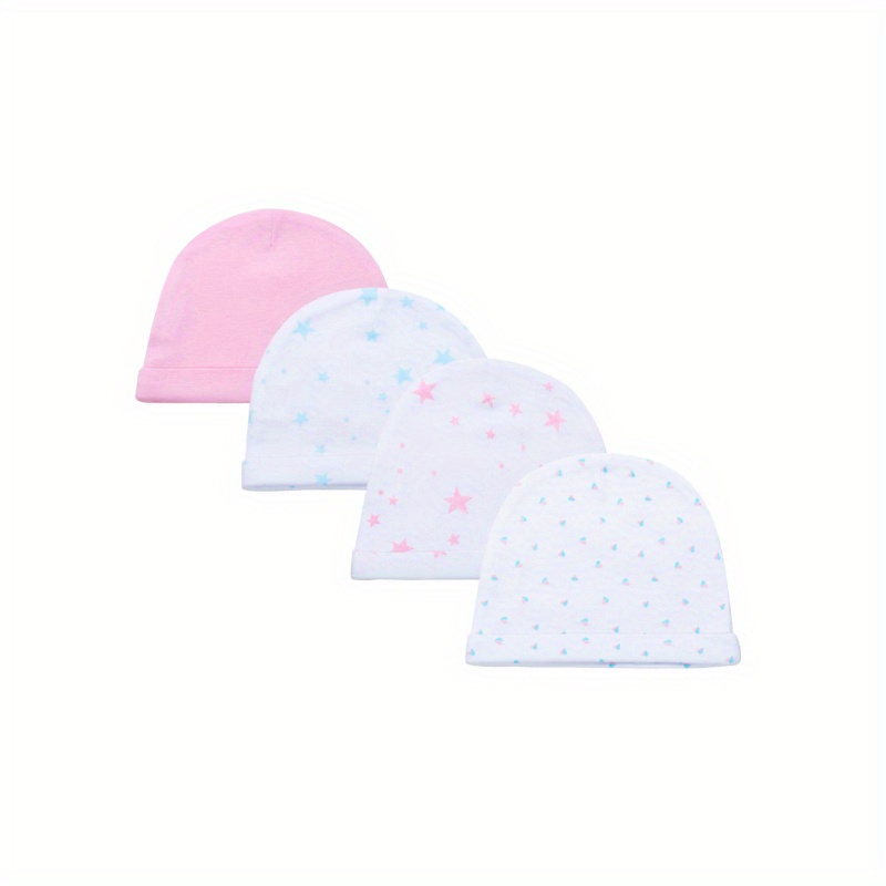 Girl Hats, Pink, Heart, , , Newborn Hats 0-6m