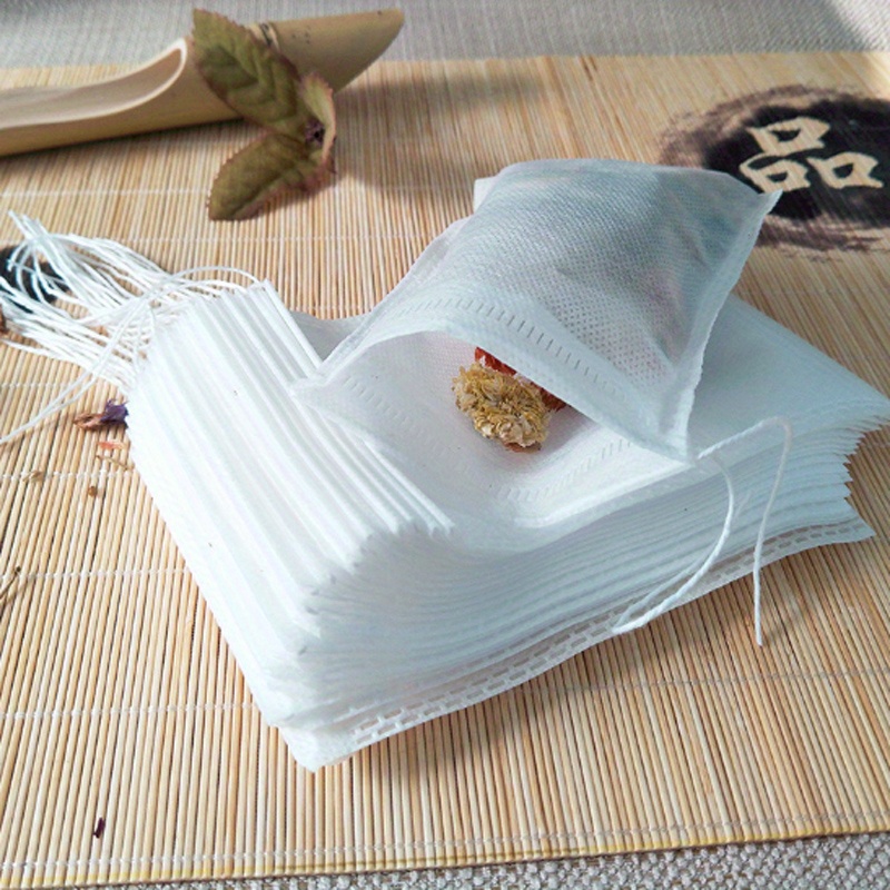   pcs 200 pcs 5x7cm pet tea bags   home brewing details 5