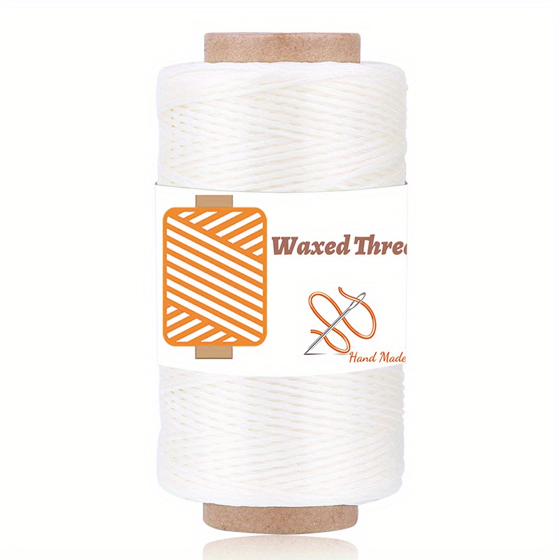 250M Leather Waxed Thread, Sewing Waxed Thread Cord with Leather
