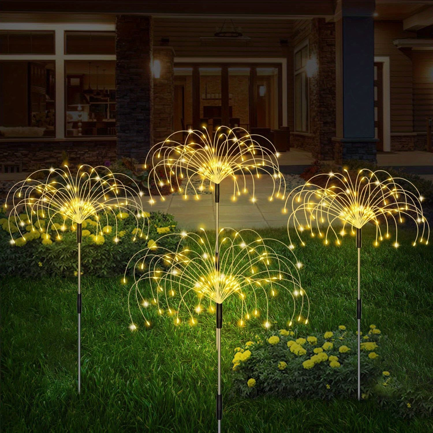 Feux d'artifice de plumes lampe décoration guirlande lumineuse éclairage  extérieur de la cour HHA81217963MR_Occ - Cdiscount Maison