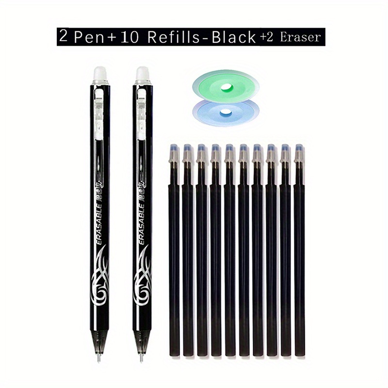 Large Capacity Erasable Gel Pen Set Pen Refill Magic - Temu