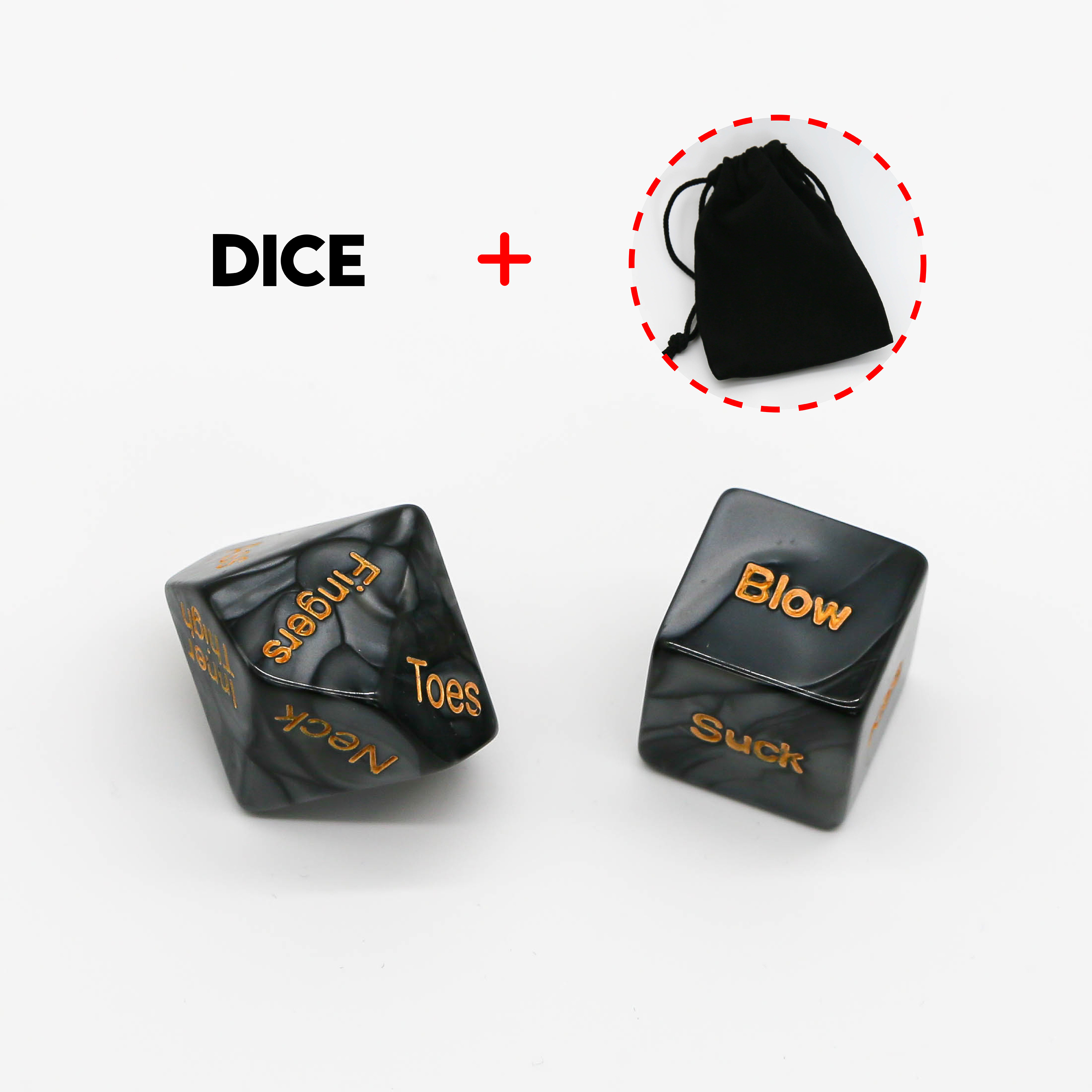 Sex Fun Dice With Bag Set Game Adult Novelty Party Favors For Adult Lovers And Couples, Romantic Erotic Dice Game Toys Valentines Day Make The Perfect Couples Toys Naughty Gift Honeymoon Bachelorette
