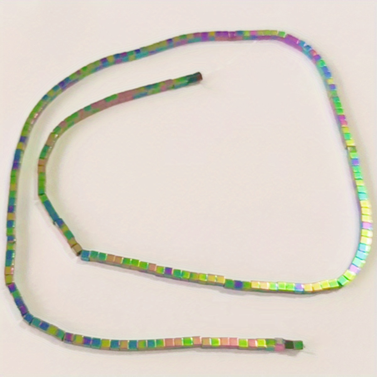 Multicolor Metal Chip Beads For Jewelry Making Hematite - Temu