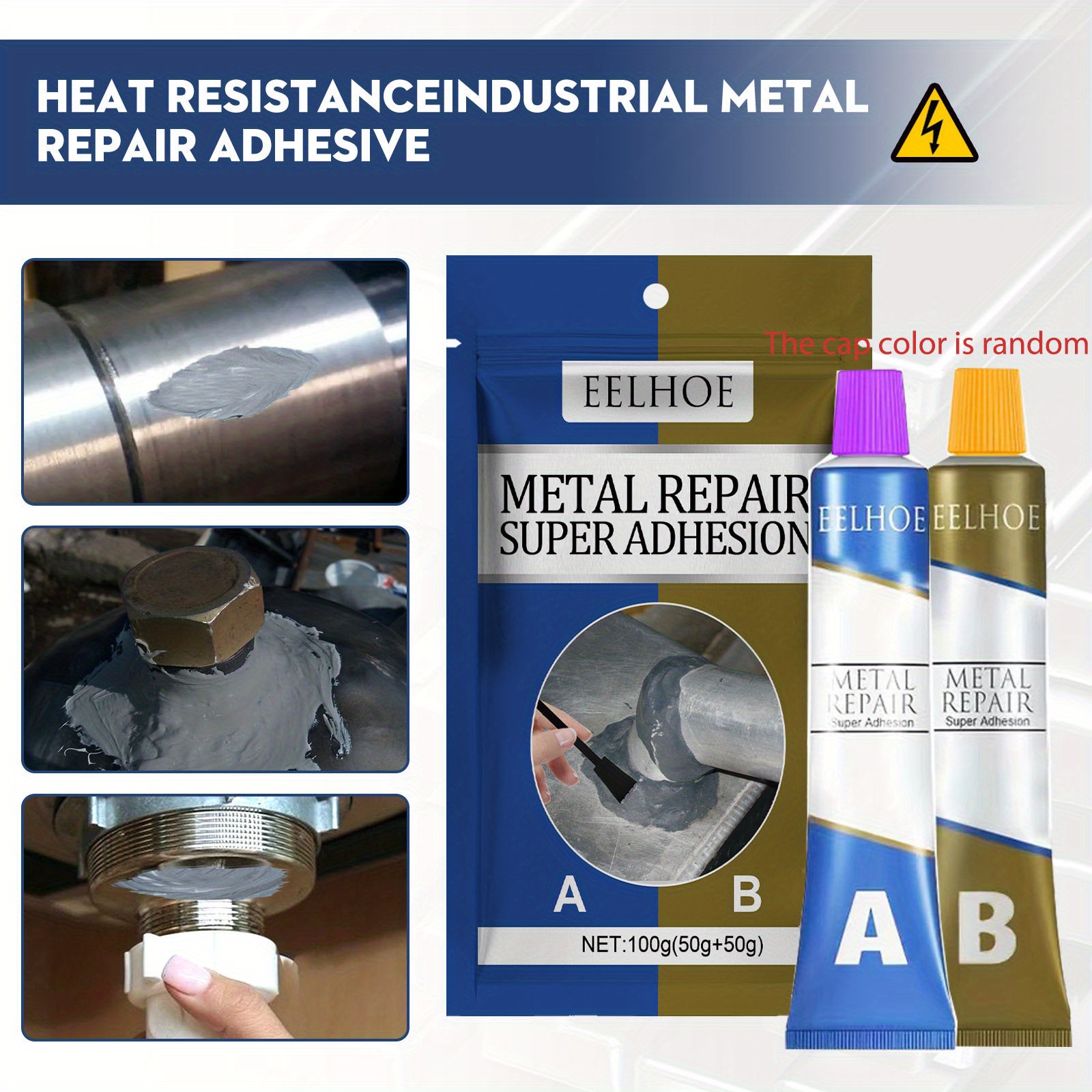 Pegamento de metal a metal Pegamento de reparación de metal