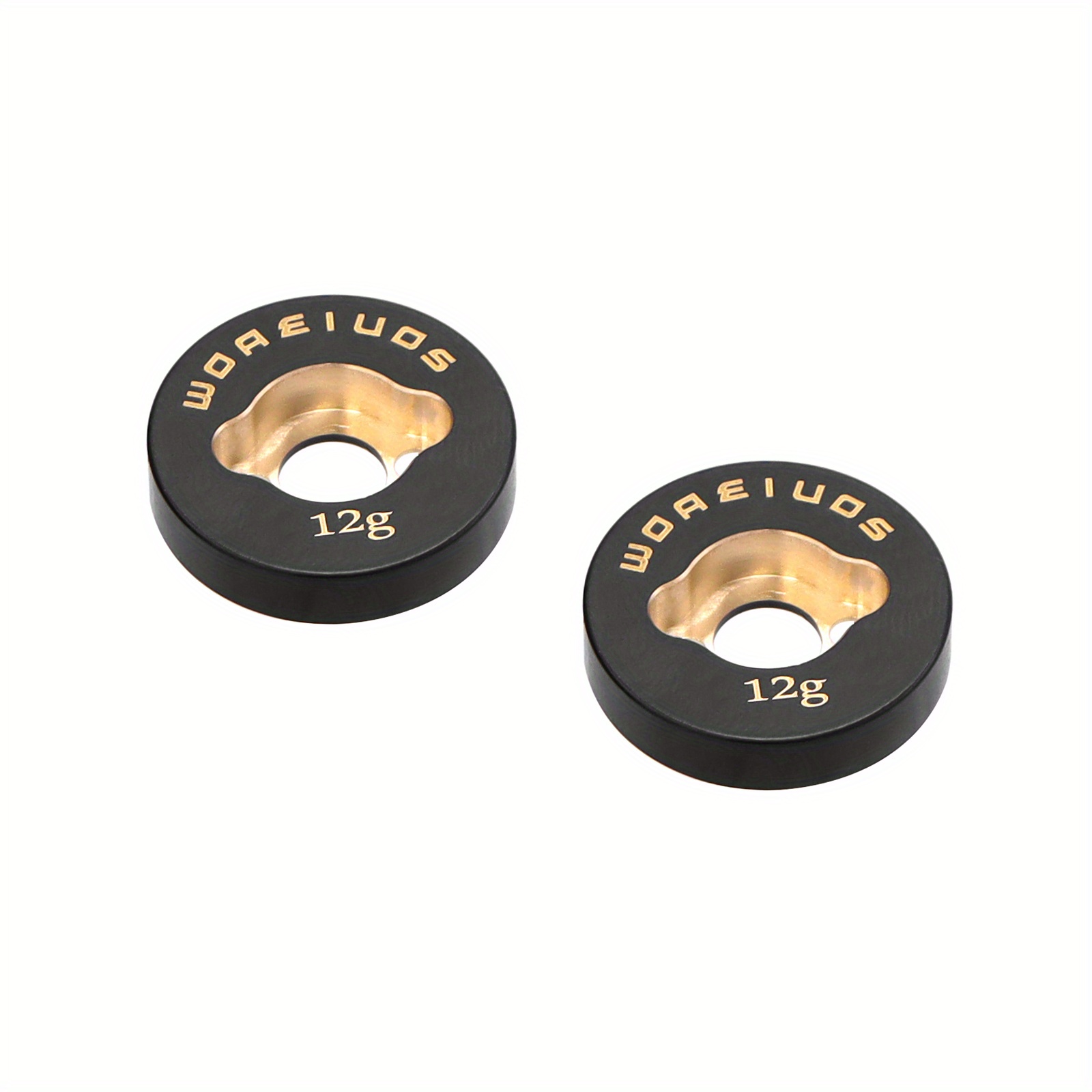  Club 5 Brass Extended Wheel Hex Set 8 mm w/Pin for Element RC  Enduro (4) : Toys & Games