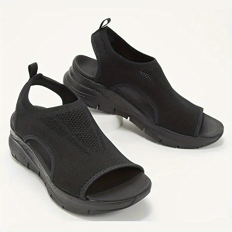 Skechers knit cut on sale out sport sandals