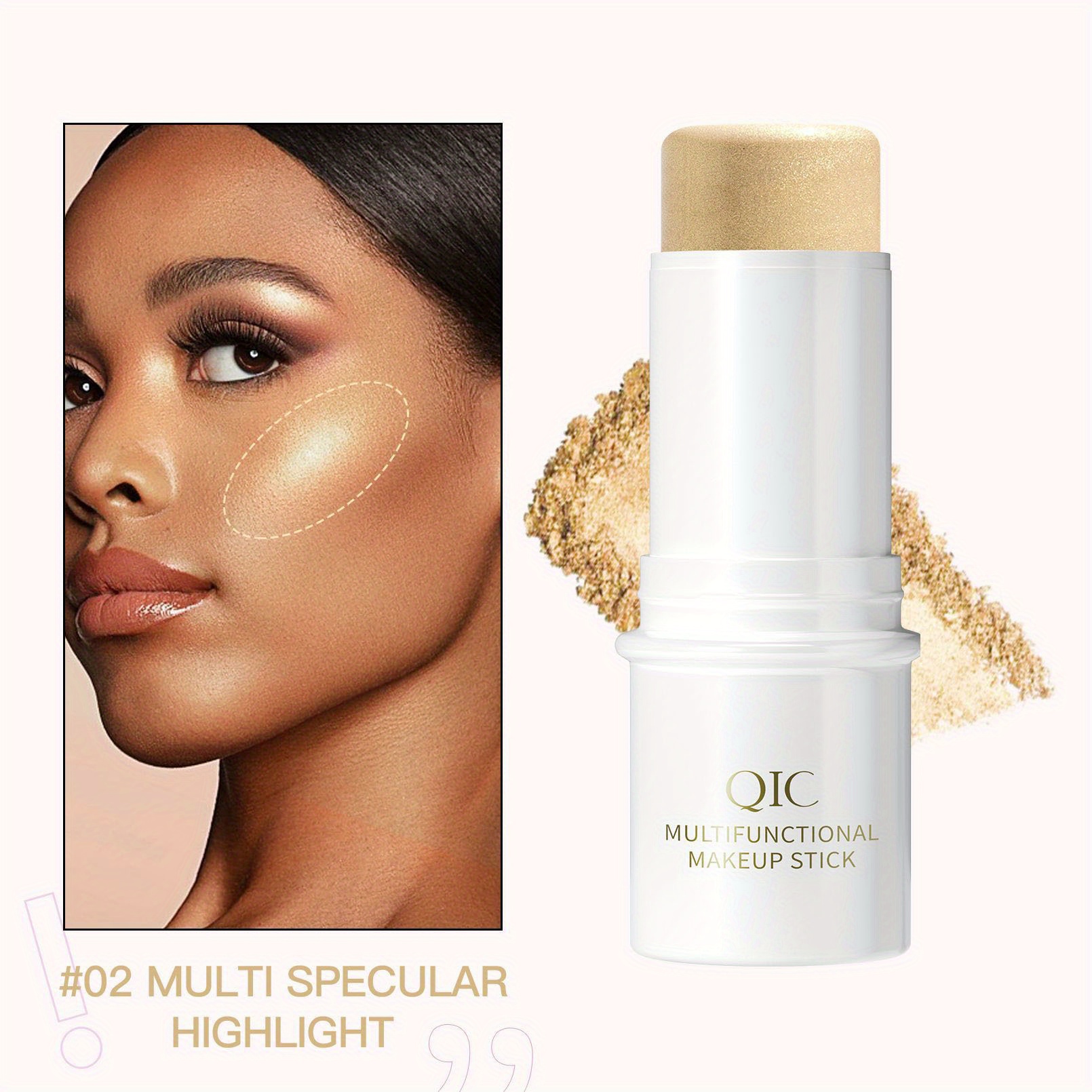 Lightweight Highlighting And Contouring Concealer With Brightening And  Shading Stick - Three-dimensional Facial Primer Cream For A Flawless Makeup  Look - Temu