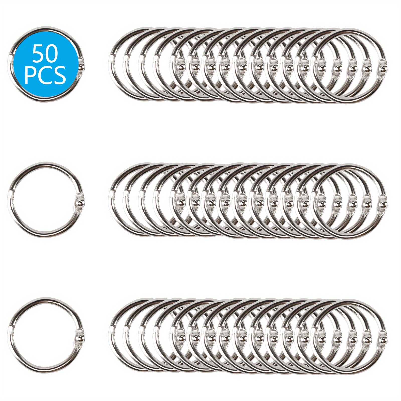 Loose Leaf Binder Rings Nickel Plated Steel Binder Rings Temu