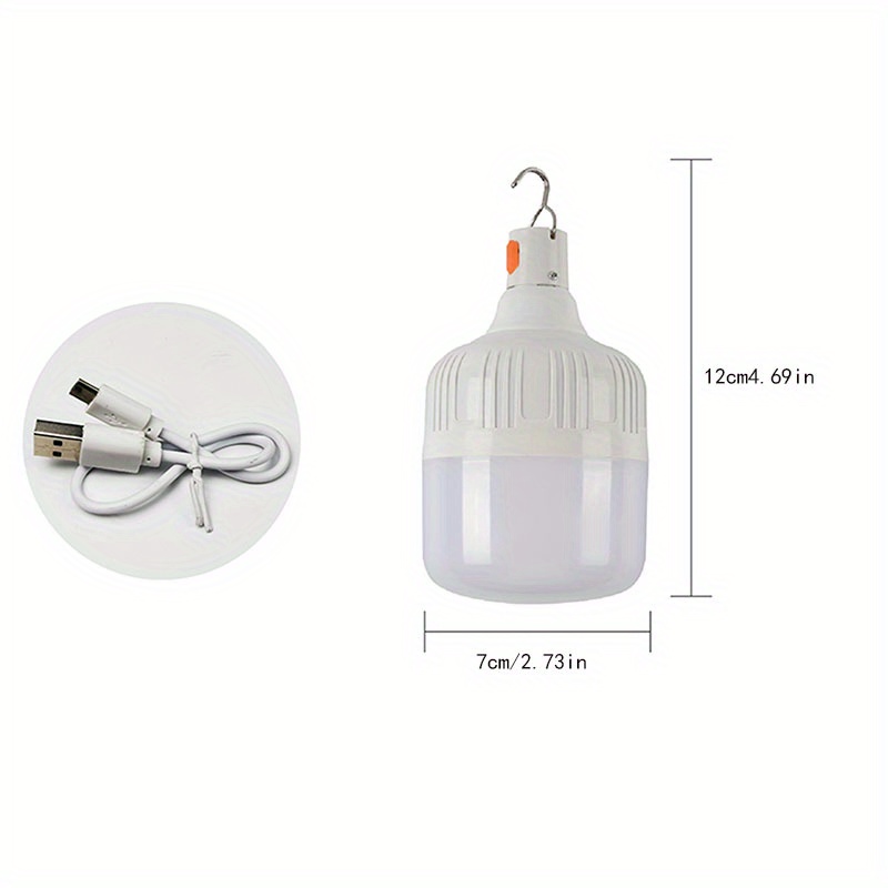 Wosthever Bombilla USB, luz LED para acampar con botón de interruptor, 5V,  libro pequeño, de estudiante, luces nocturnas, lámpara de hogar para  Iluminación y accesorios 1M con interruptor Wosthever HA073133-02