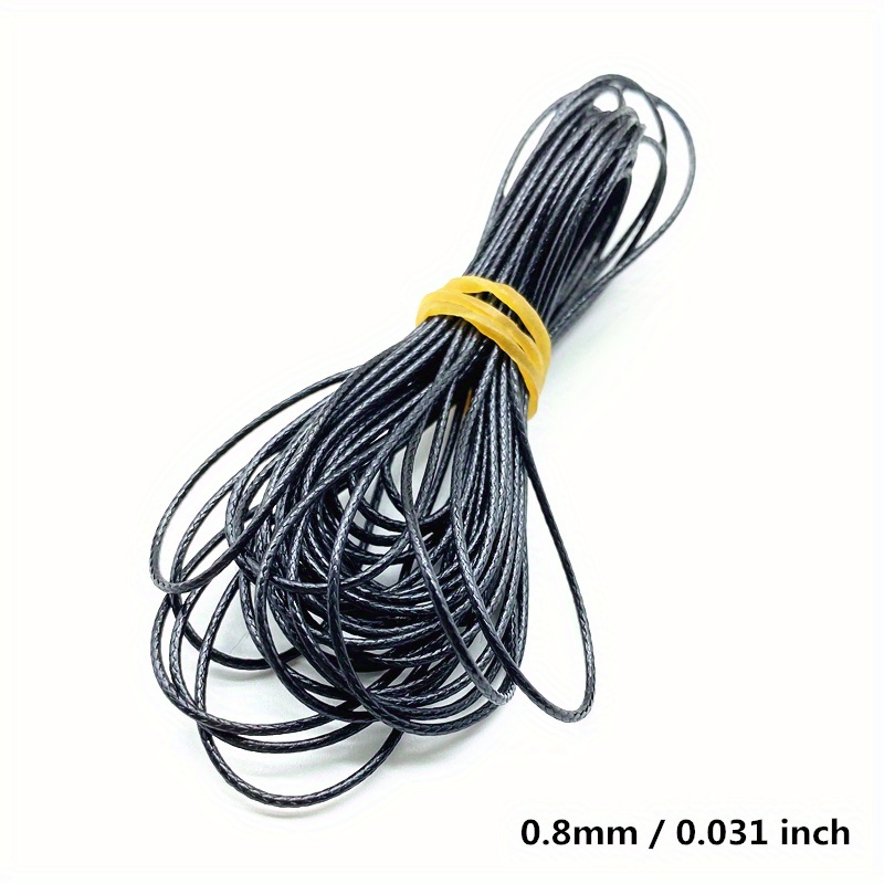 5 Yards/ Waxed Cord Rope Waxed Thread Cord String Strap - Temu