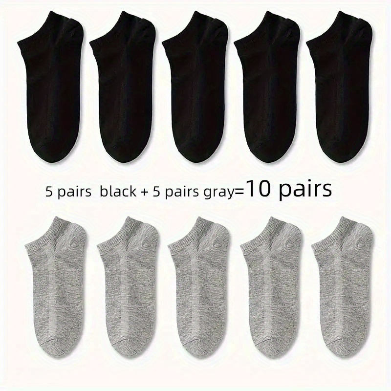 Paquete de 5 pares de calcetines de algodón con estampados casuales para  hombres y mujeres, Varios colores