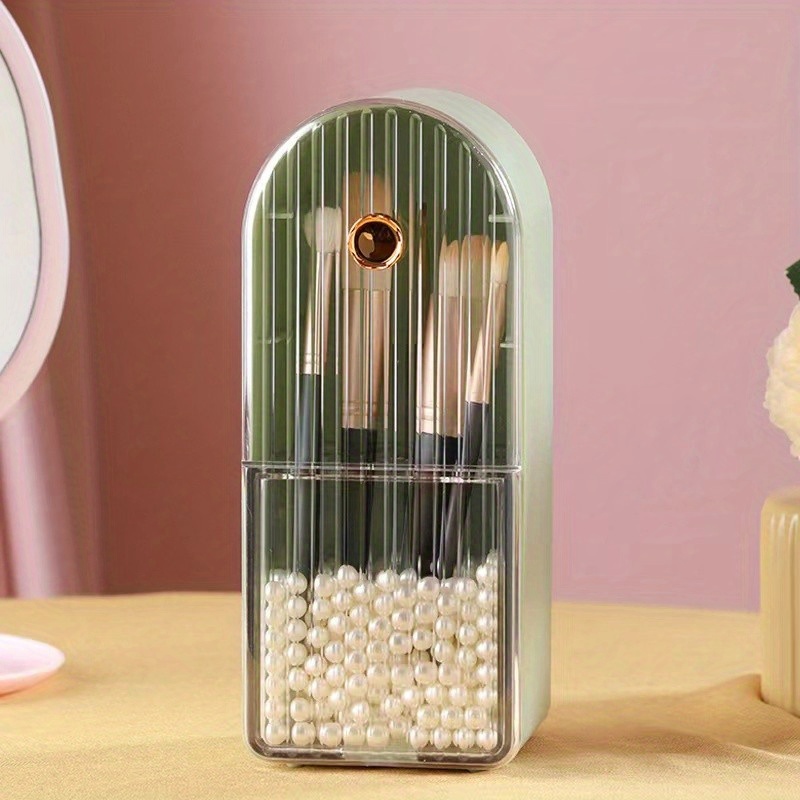 Dustproof Makeup Brush Holder with Lid