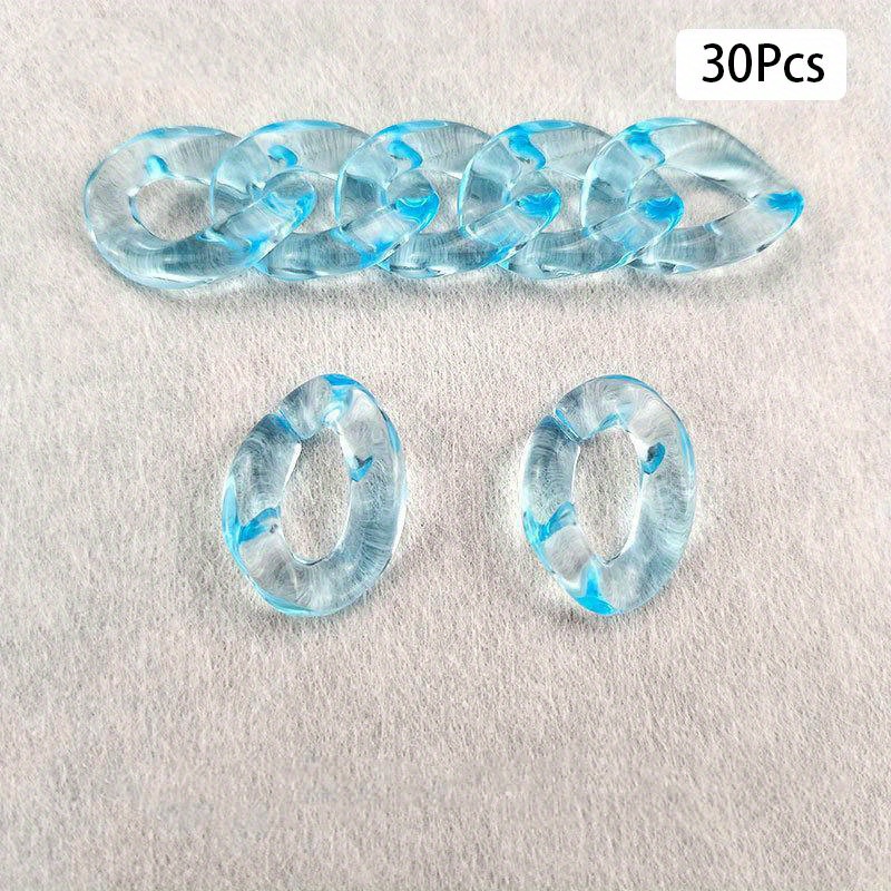 Acrylic Colored Crystal Clear Chain Buckle chain Connectors - Temu