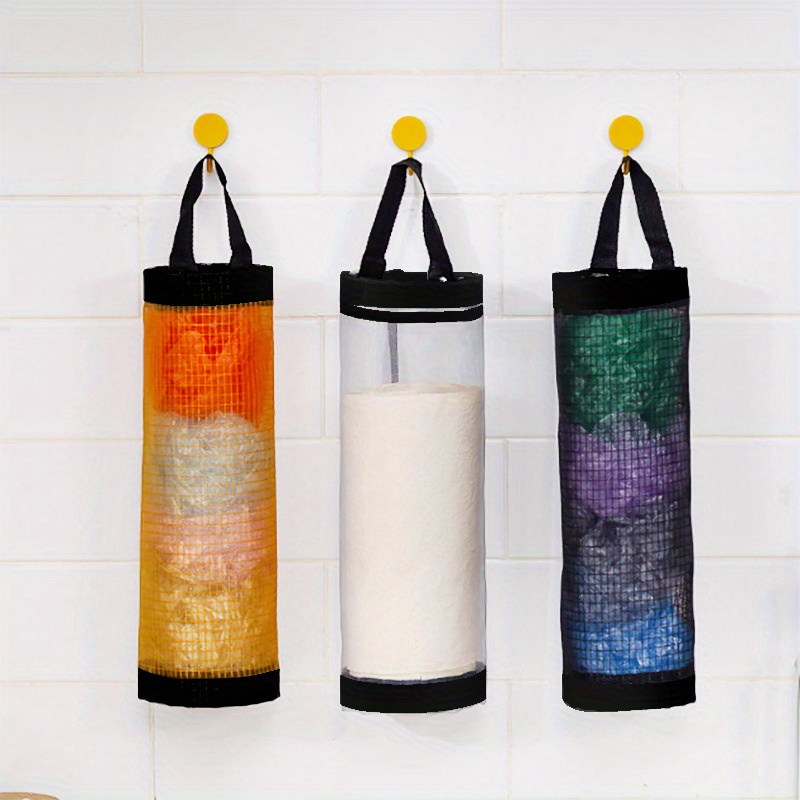 1pc Kitchen Plastic Bag Dispenser, Garbage Storage Bag Holder