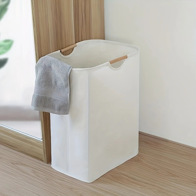 1pc foldable laundry basket portable dirty clothes storage basket bathroom laundry storage basket fabric laundry hamper details 4