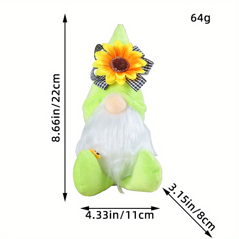 Sunflower Gnome Bumble Bee Gnomes for Fall Decor