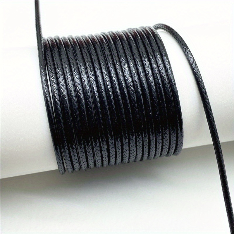 0.5 0.8 1.0 1.5 2.0mm Waxed Cord Waxed Thread Cord String Strap Necklace  Rope Bead