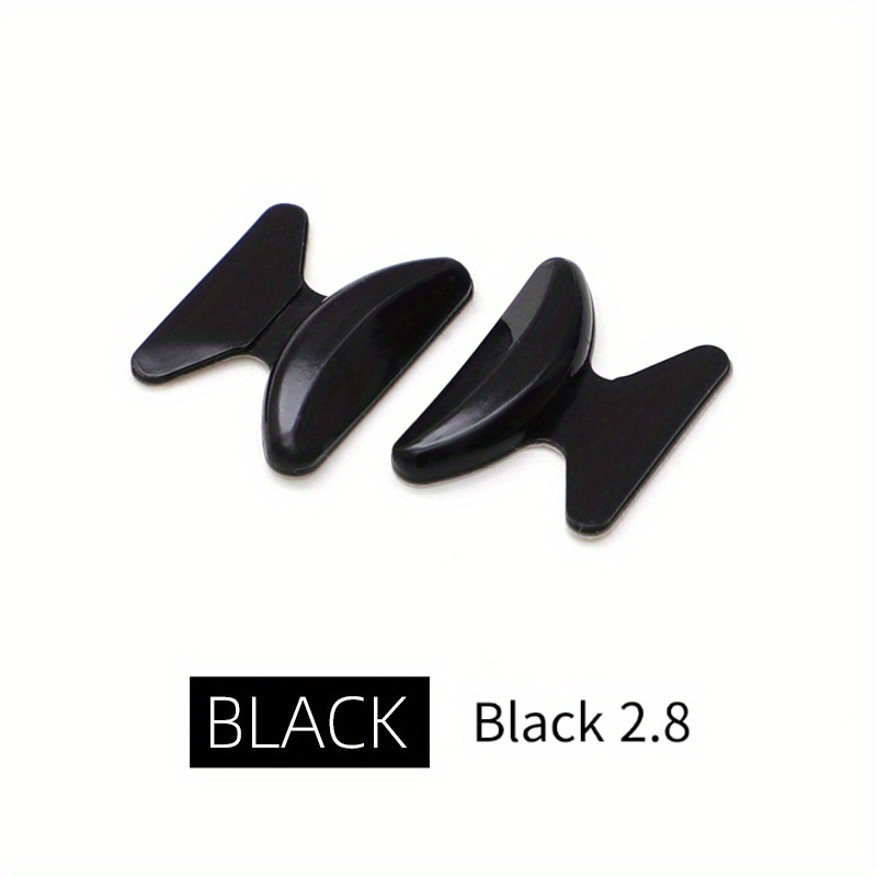 BUBABOX 28 Pairs Black Eyeglass Nose Pad for Glass and Retainer, Clear Soft  Elastic Antislip Silicone Glasses Cushions, Temple Tip Holder, Non Slip  Eyeglass Ear Hook Grips 