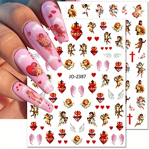 Valentine's Wings Nail Art 3D Charms – The Additude Shop