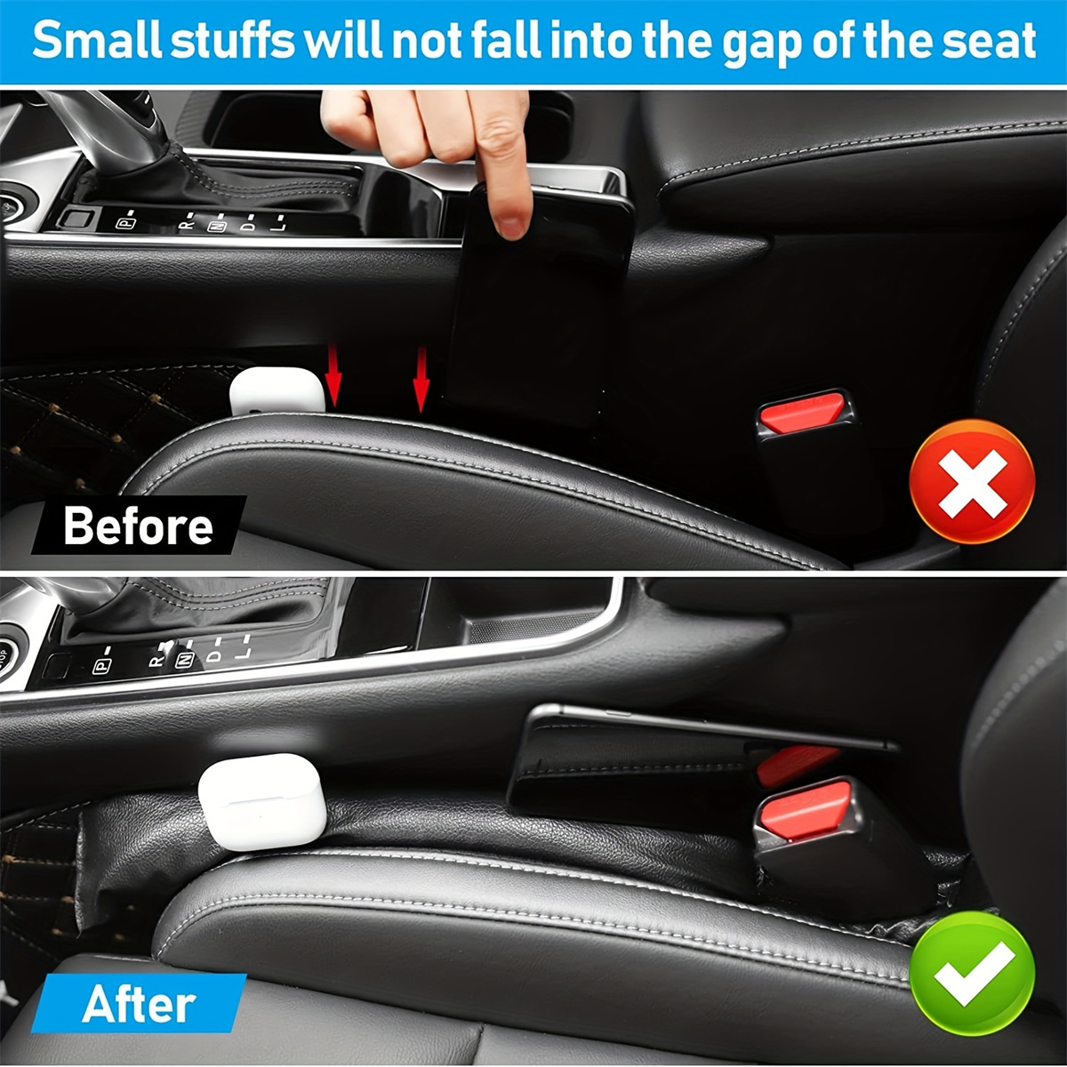 Car Seat Filler Universal Soft Car Styling Padding Faux - Temu United  Kingdom