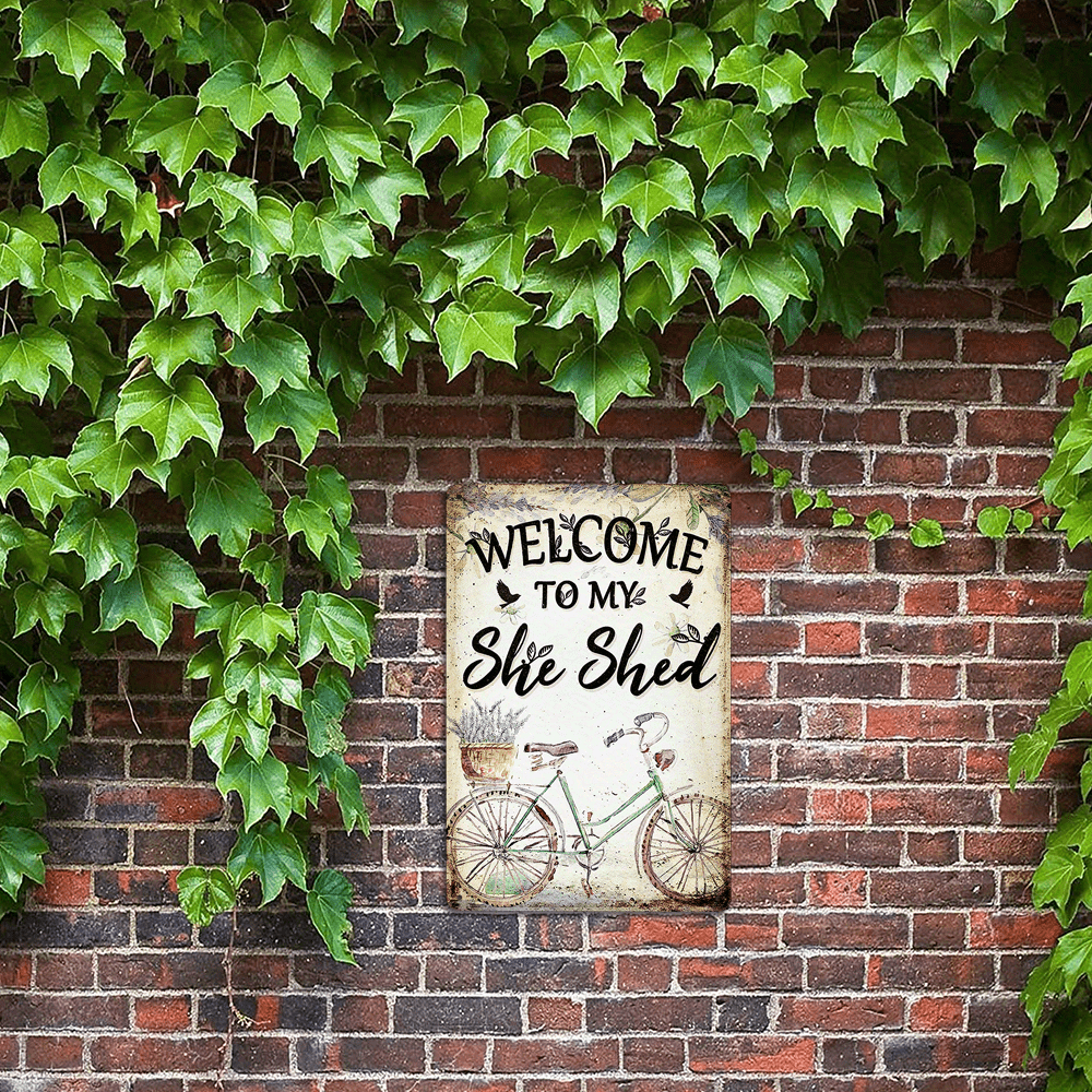 Shed Garden Sign Gardening Quotes Theme Vintage Temu United