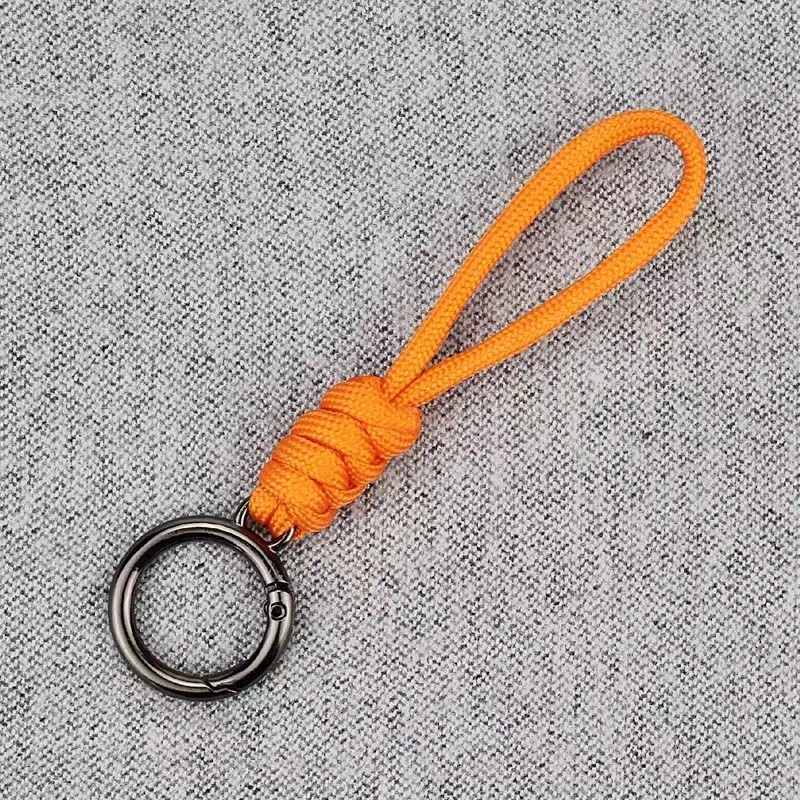 Survival Keychain Paracord Whistle Card Tool Essential Gear - Temu