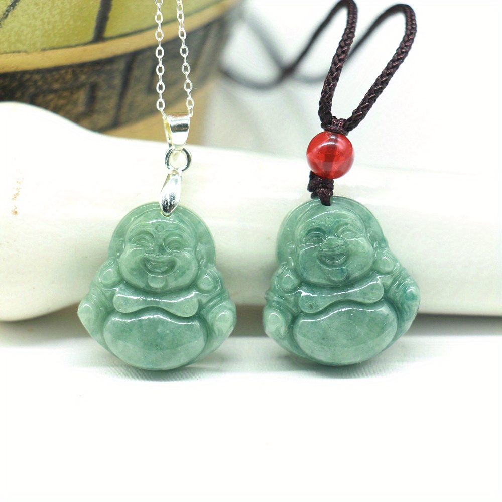 Green jade buddha deals pendant meaning