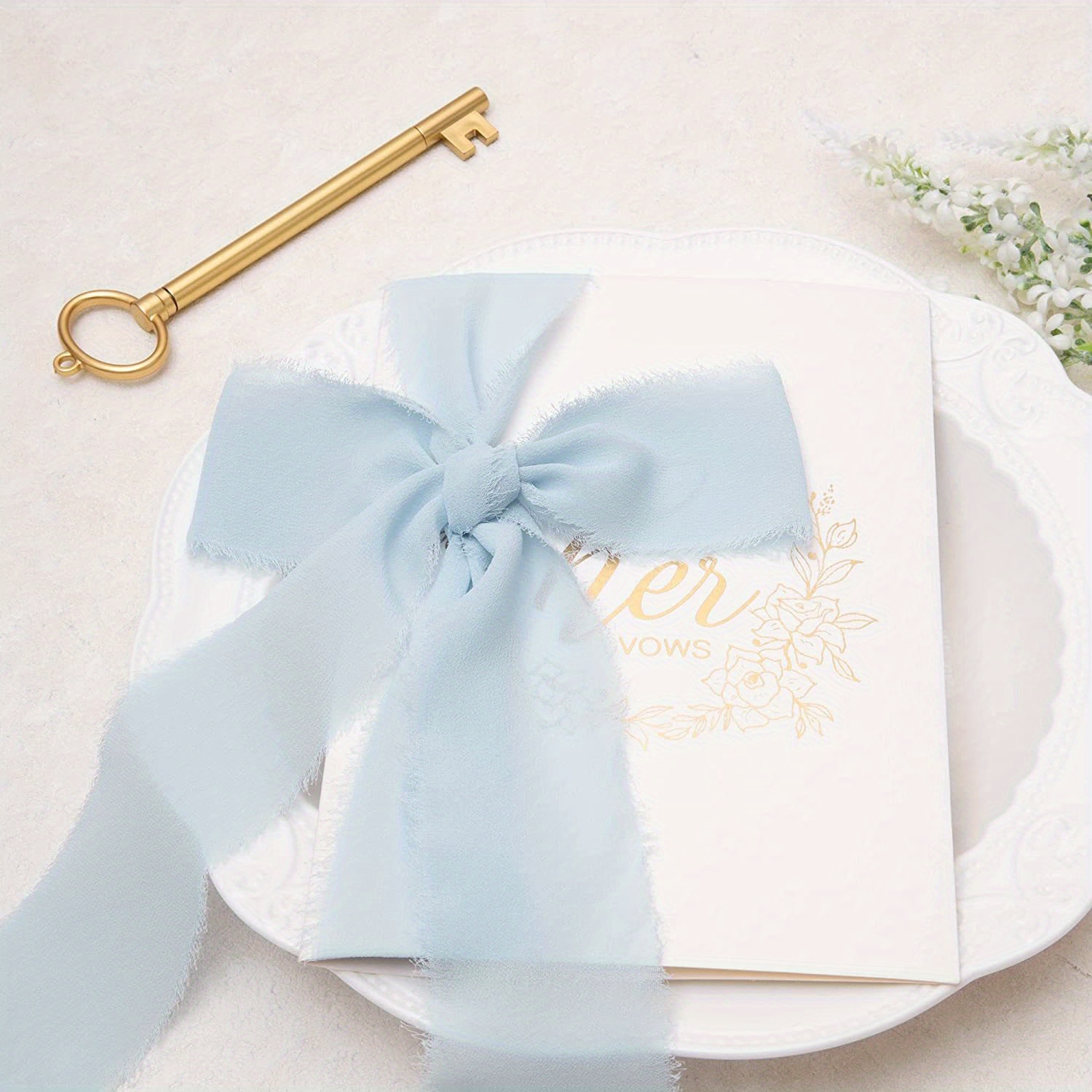 5 M Per Roll Organza Ribbon Wavy Edge Rolls Sheer Chiffon Color Ribbons For  Gift Wrapping Wedding Invitations Bridal Bouquet