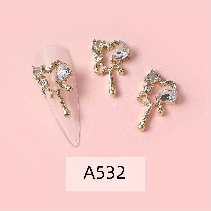 3d Flower Zircon Nail Pendant, Y2k Nail Art Charms, Nail Art Jewelry,  Luxury Easter Mother's Day Gift, Nail Art Diy Crafts, Wedding Prepare  Stuffs - Temu Australia