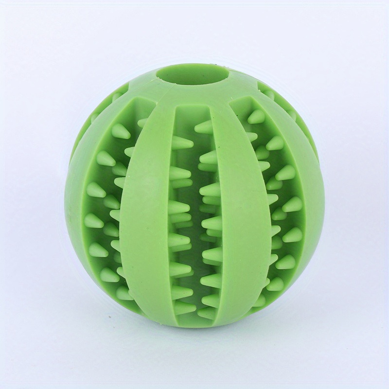 1pc Rubber Pet Dog Toy Interactive Dog Food Dispenser Ball