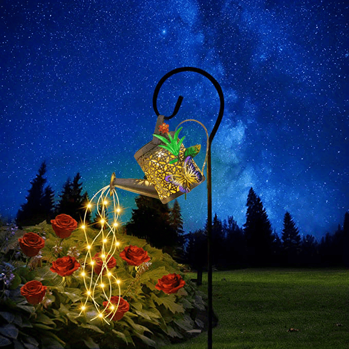 Designer solar store garden lights