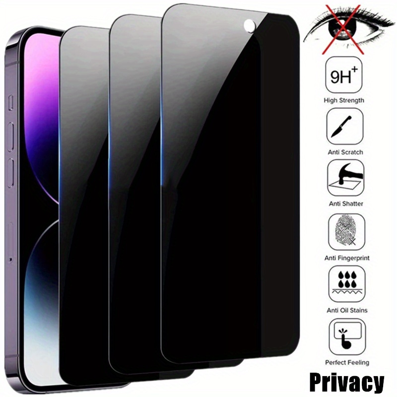 Protection écran anti-espion verre trempé pour iPhone 11 Pro / XS / X