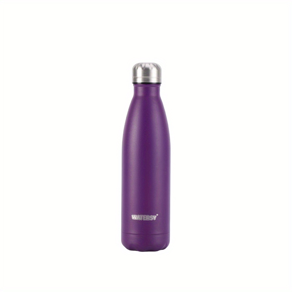 Stainless Steel Water Bottle Double Wall Vacuum Insulated Sports Gym Metal  Flask