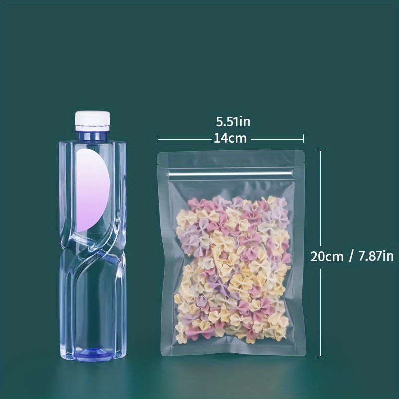 Frosted Clear Food Storage Self sealing Bag For - Temu