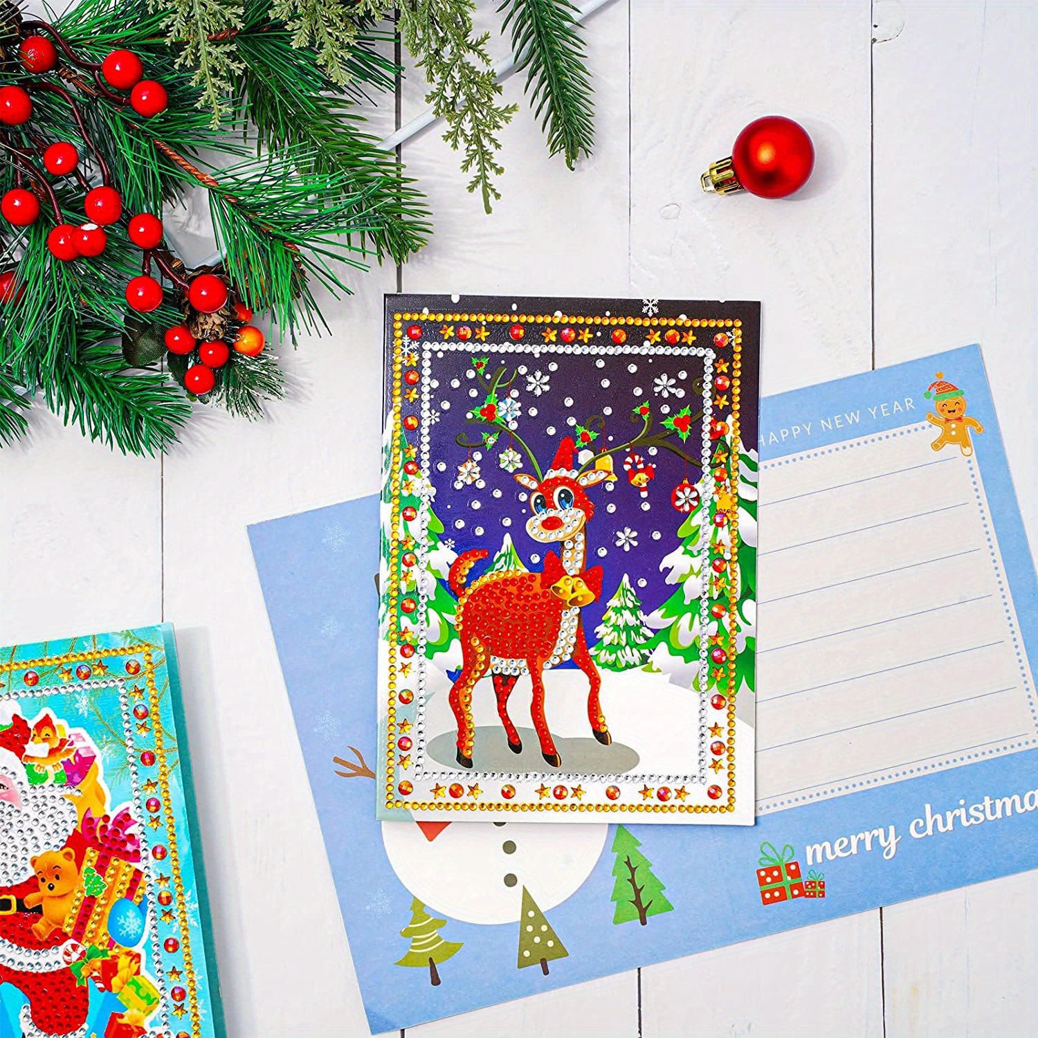 2019 creative diy special diamond painting greeting card Christmas