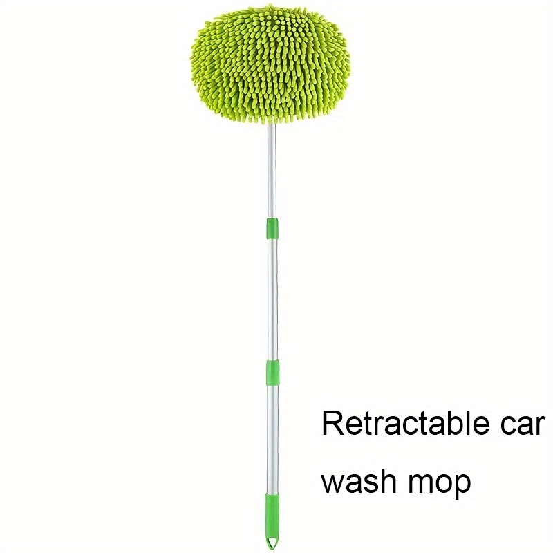 Pmmj (retractable) Car Wash Brush Mop Set Mop Sponge With - Temu