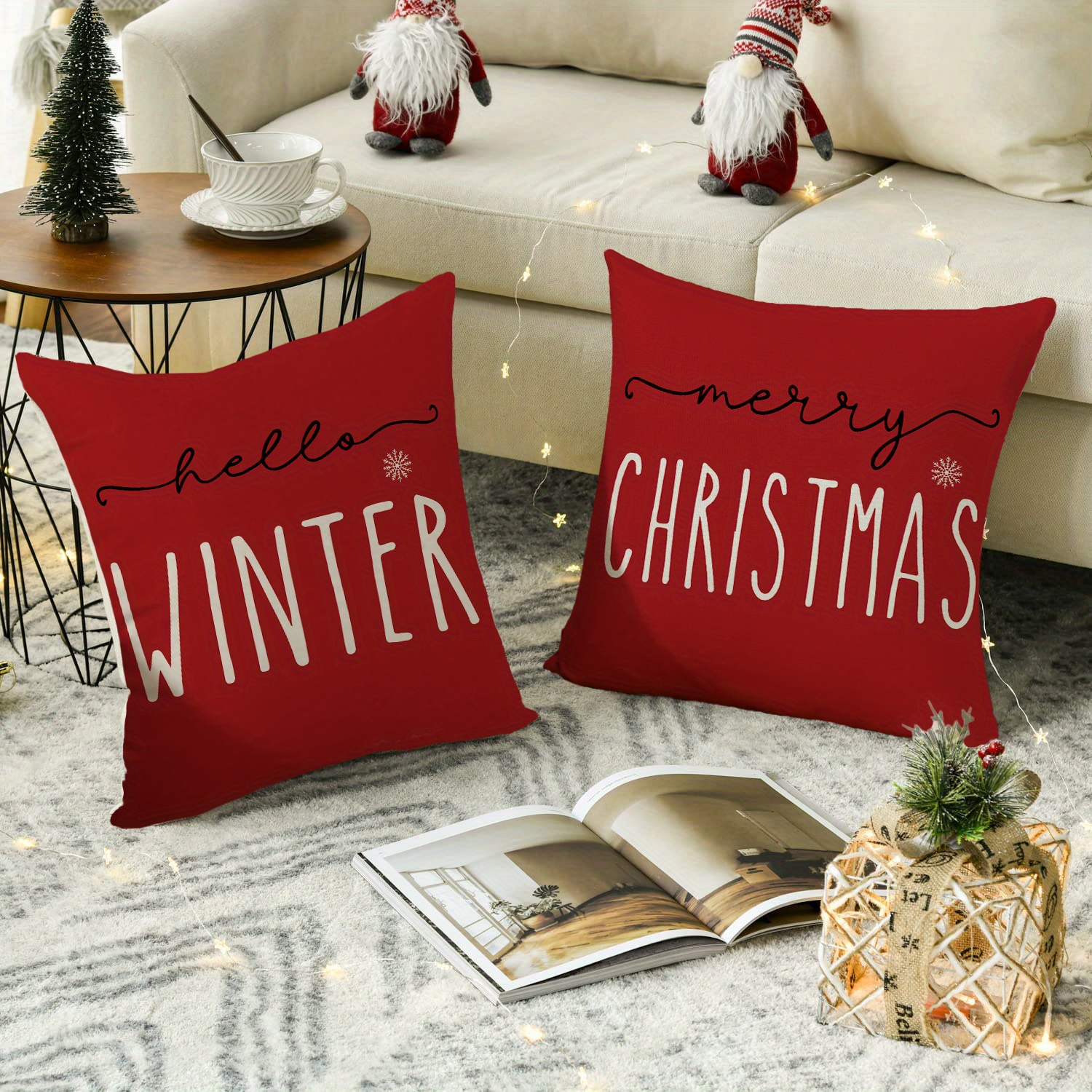 Festive Christmas Truck Pine Tree Snowflake Throw Pillow Cover - Soft Linen  Blend, Single Sided Printed, Perfect For Living Room, Bedroom, Party  Supplies, Sofa, And Home Decor - No Pillow Insert Included - Temu