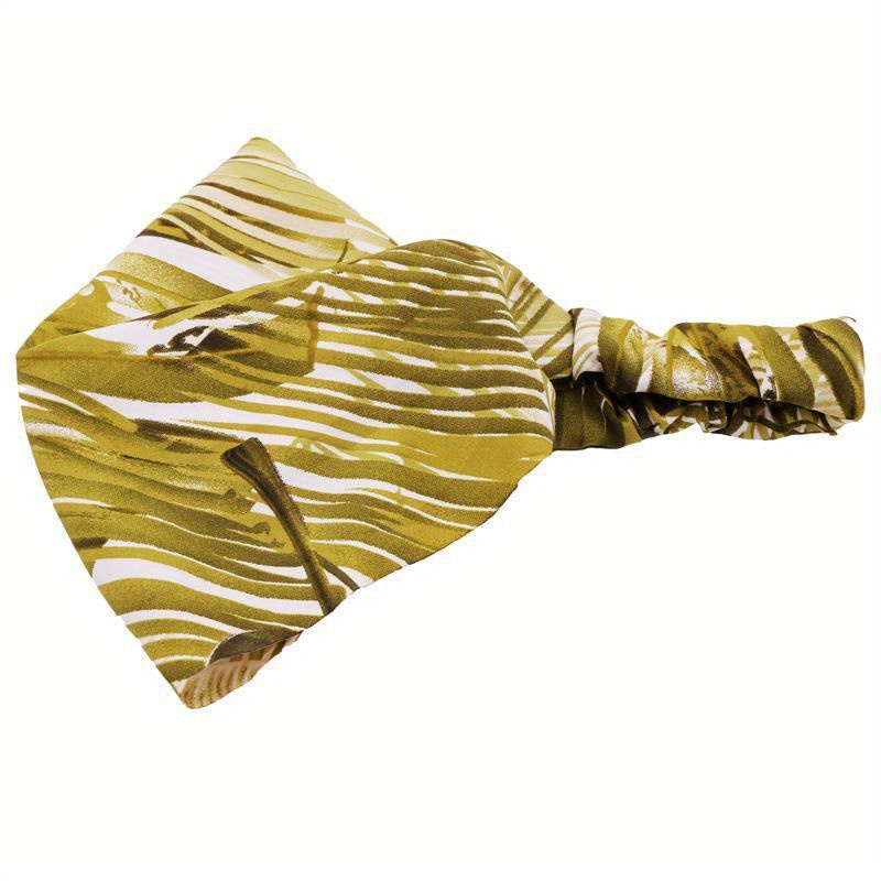 Leopard Pattern Head Band Wide Brimmed Head Hoop Stretchy Headdress