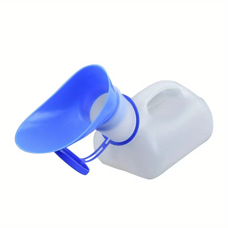 Bottiglia per orinatoio portatile WC per orinatoio da 1,2 l maschio in  plastica pipì bottiglie per urina con coperchio Wee vasino per tenda da  viaggio
