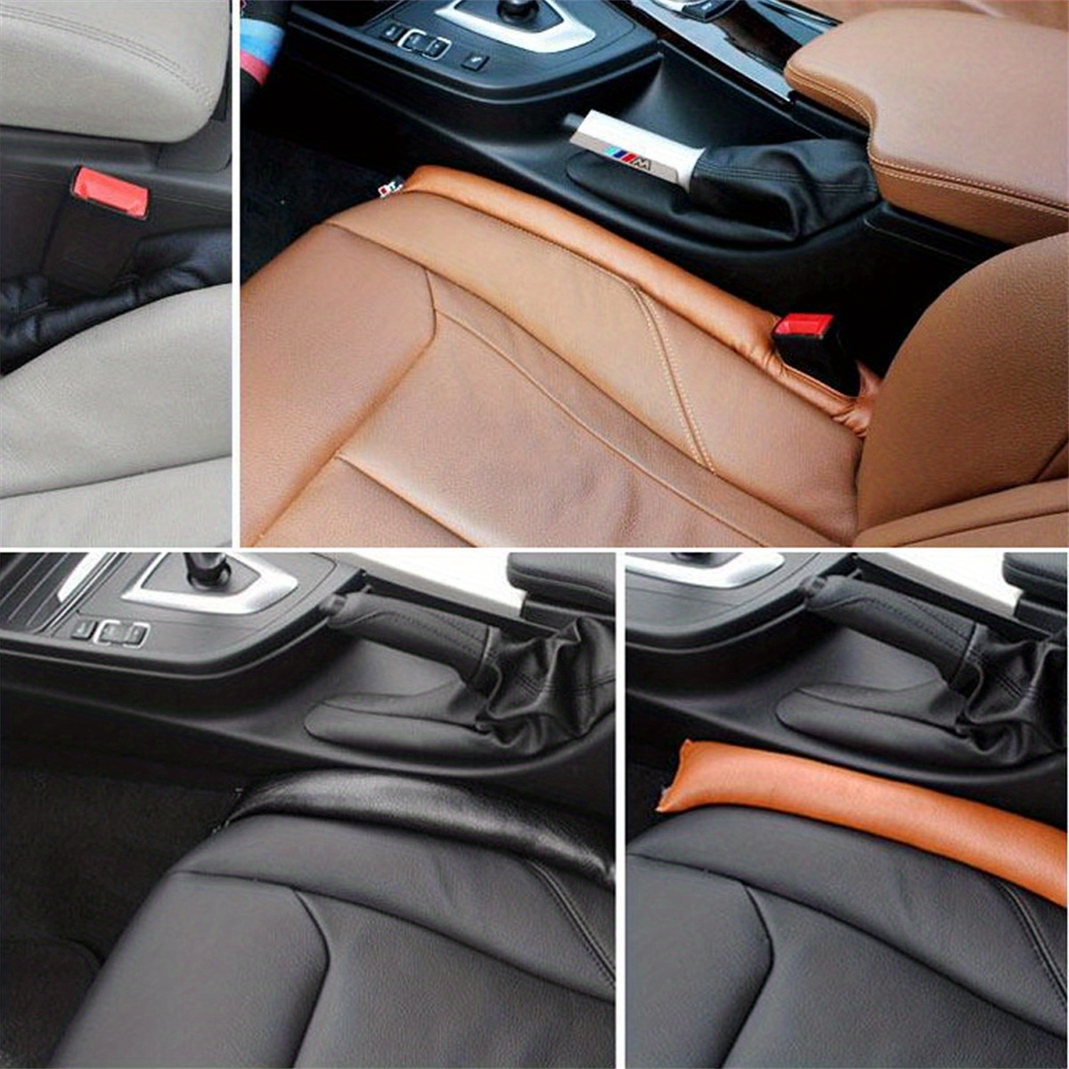 Car Seat Plug Filler Faux Leather Soft Pads Auto Styling - Temu