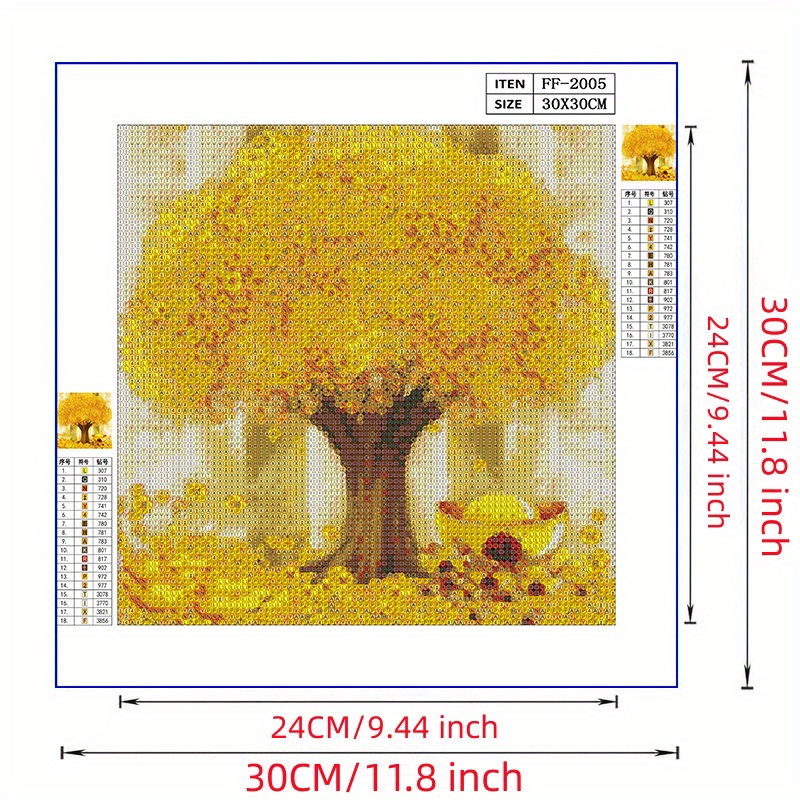 Diy 5d Diamond Painting Kit Money Tree Painting Wall Art - Temu