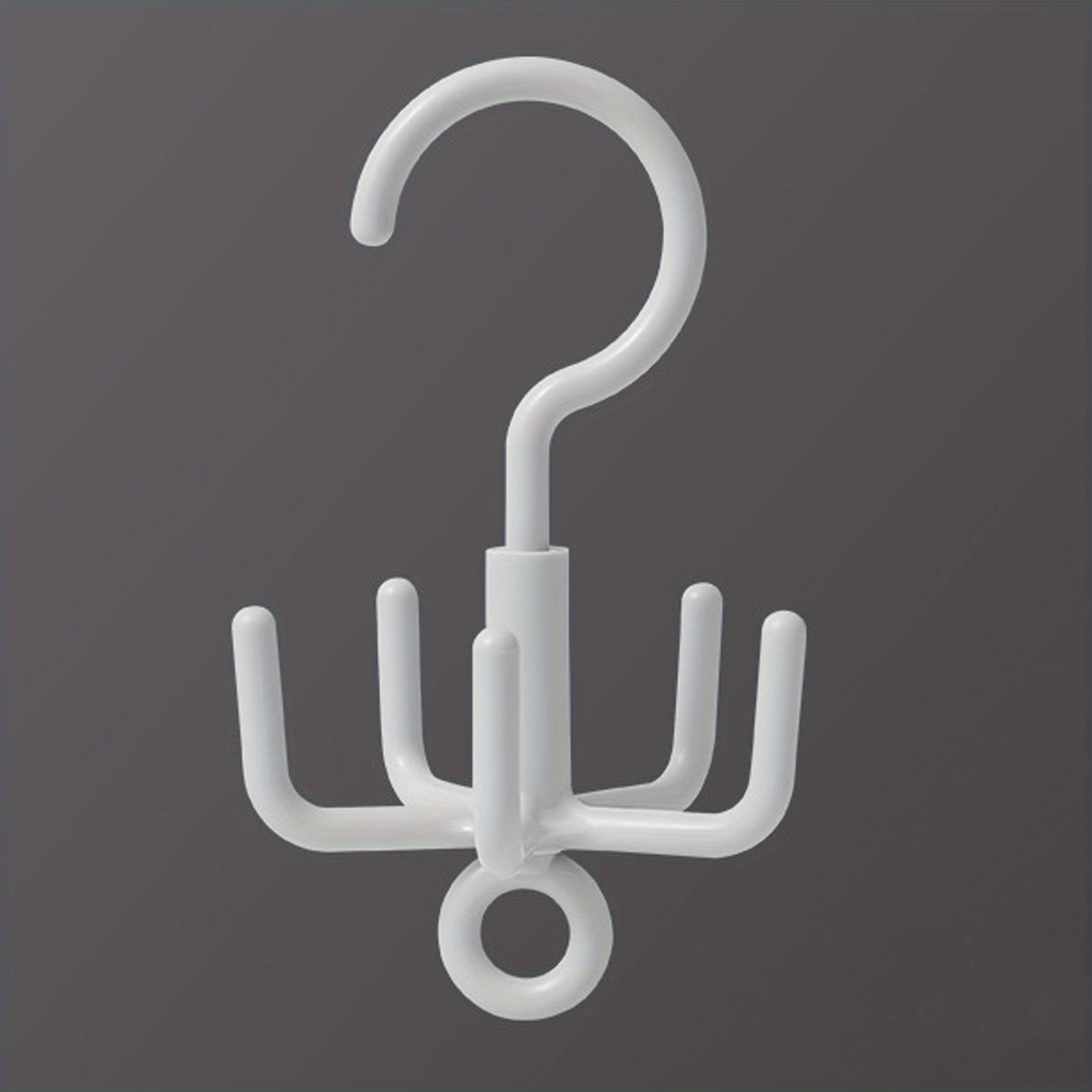 Rotatable Plastic Hanger Hook with 4 Claws