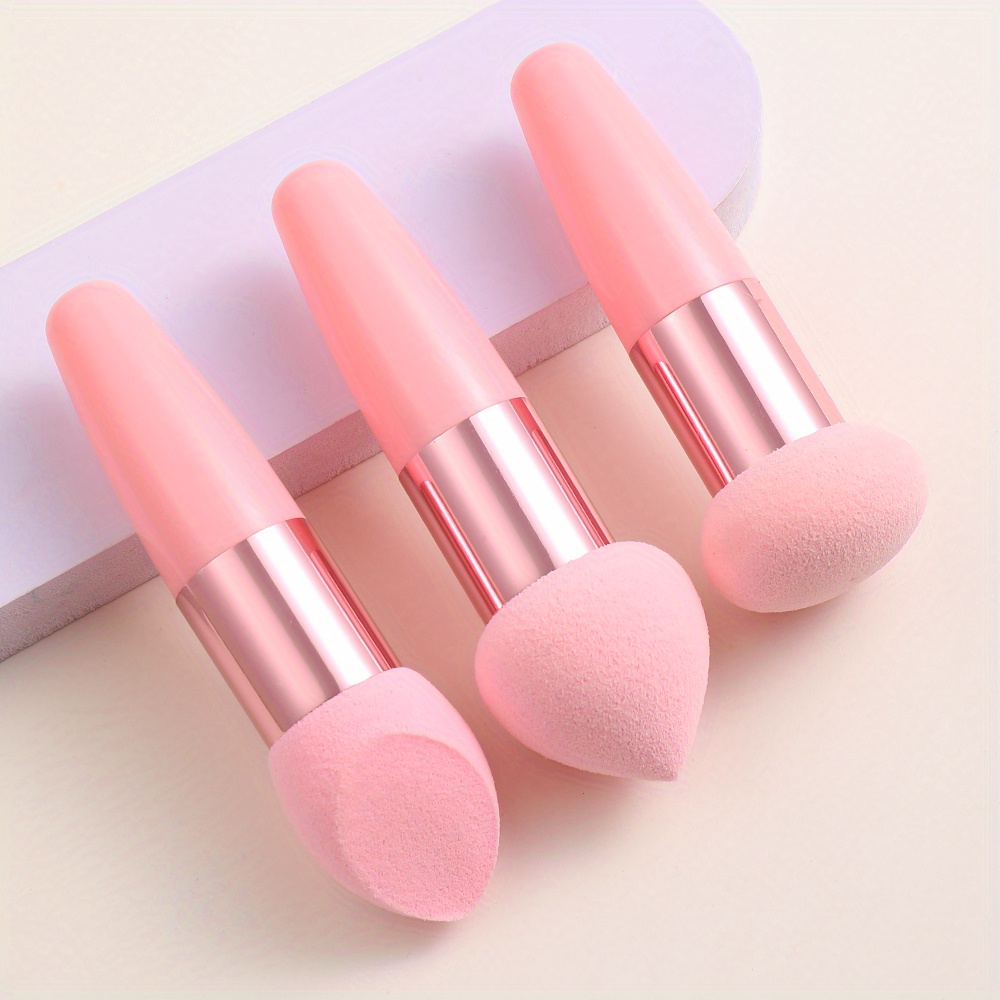 Makeup Applicator Sponge Makeup Sponge Pens Handle Temu