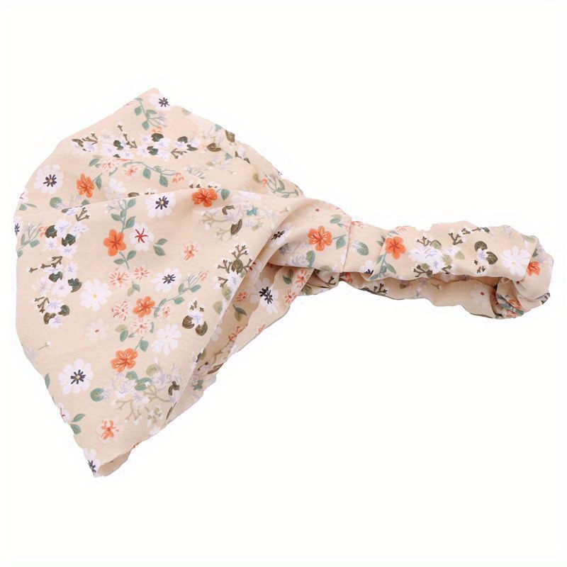 Leopard Pattern Head Band Wide Brimmed Head Hoop Stretchy Headdress