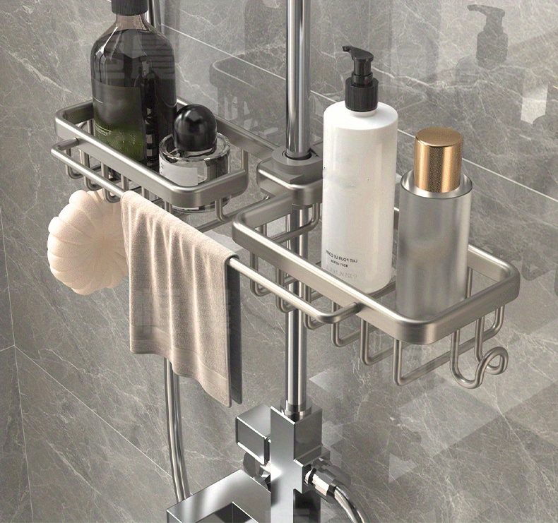 Bathroom Storage Rack Hanging Storage Basket Bathroom Faucet - Temu ...