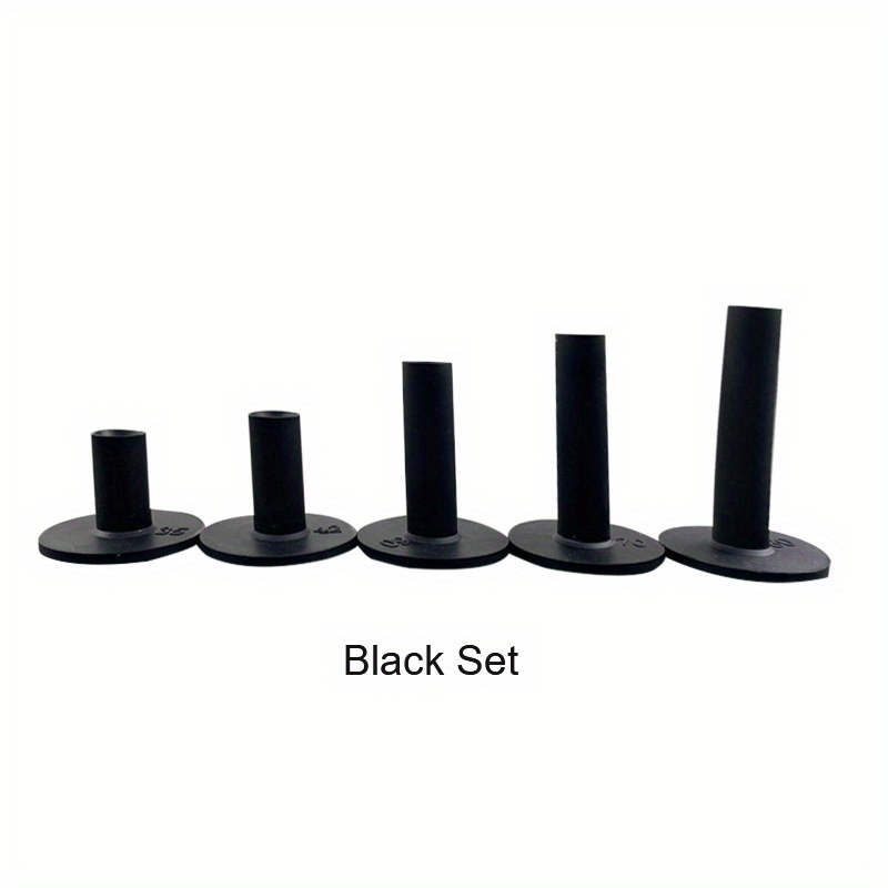 Image of 5pcs Golf Practice Tees Rubber Tee Set, Indoor And Outdoor, For And Practice Mat